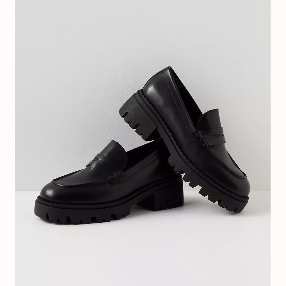 Black Free People Lyra Loafer